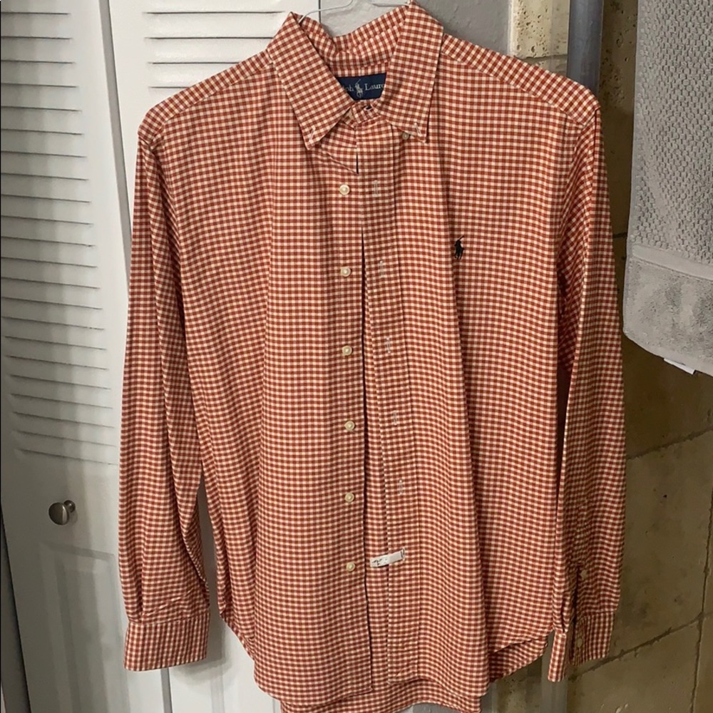 Ralph Lauren Dress Shirt - dark Orange